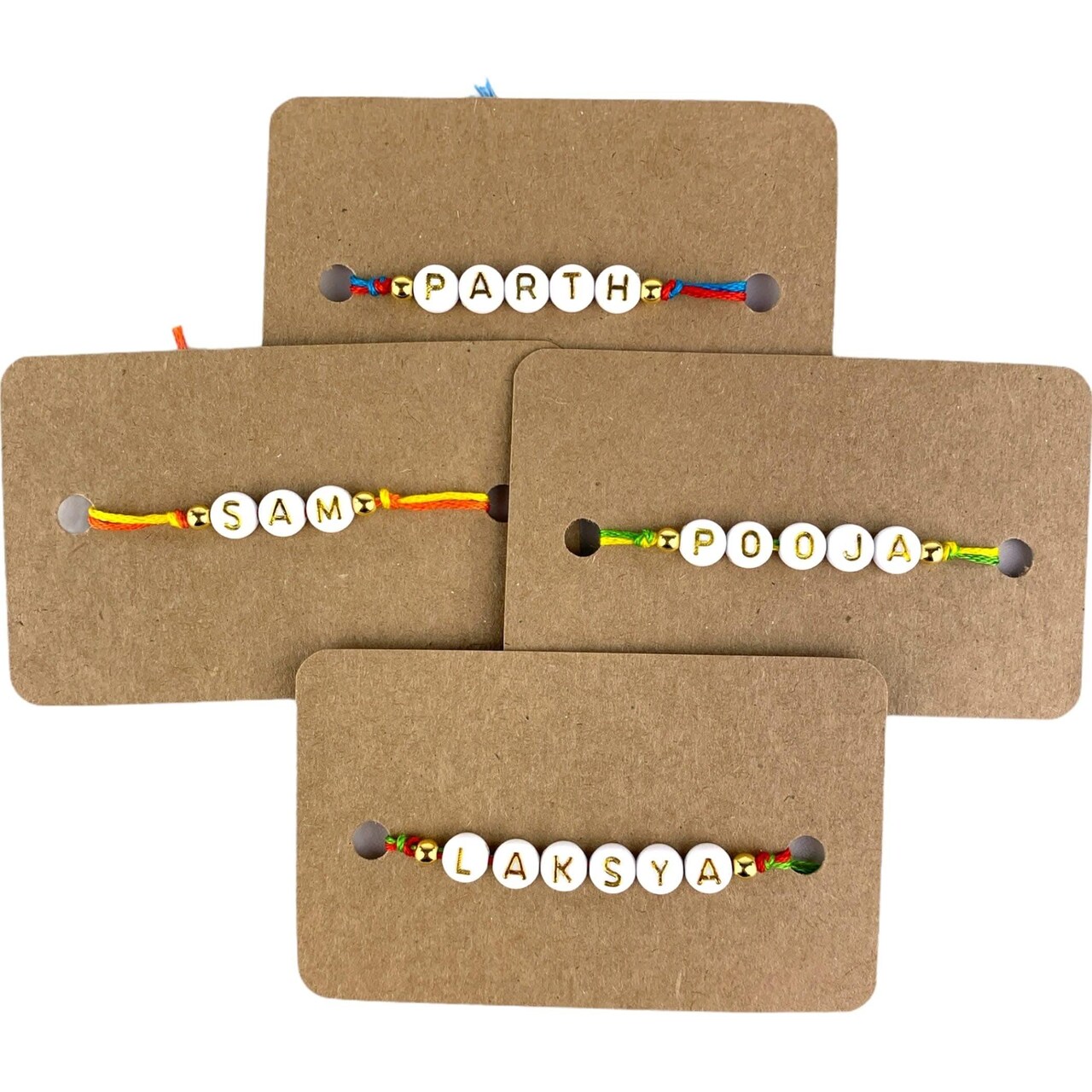 Personalized Name Rakhi for Brother Raksha Bandhan Designer Handmade Rakhi Thread for Bhaiya Custom Name Rakhi - Rakhi Gift Hamper Ferrero-rocher/ghirar-delli/kit-kat